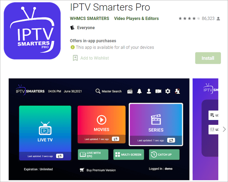 "gratis IPTV app Android"